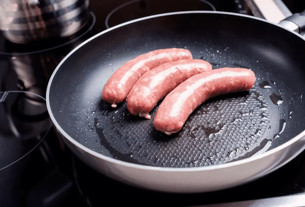 Italian sausage browning for Creamy Tuscan Sausage Pasta