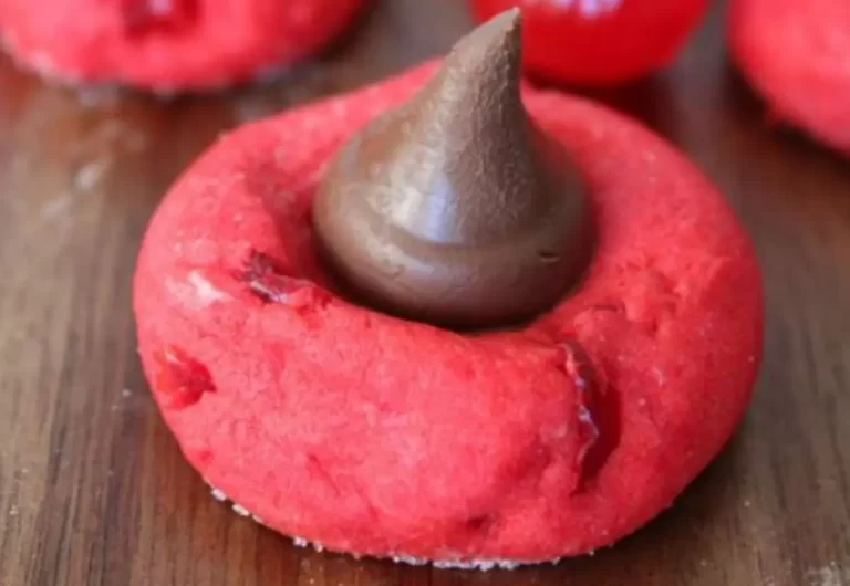 Cherry Blossom Cookies with Hershey Kisses