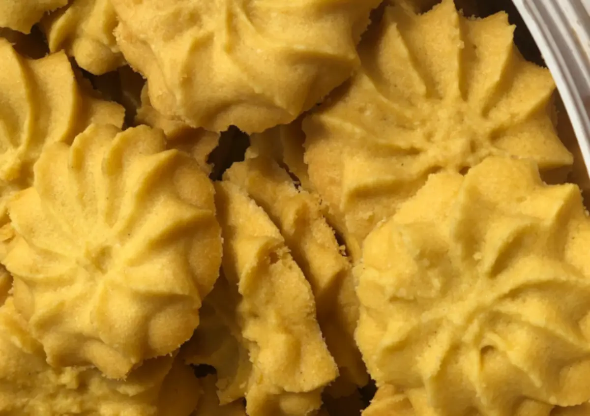 4 Ingredient Butter Cookies Recipe
