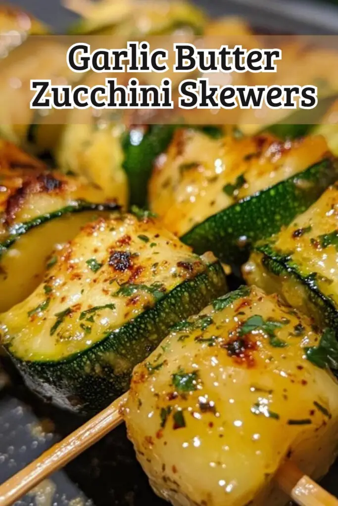 Savor the summer with these **Garlic Butter Zucchini Skewers**! This delicious recipe features fresh zucchini drizzled with a rich garlic butter sauce that elevates your appetizer game. Perfect for barbecues or as a light snack, they’re not just flavorful but also healthy! Try them today to impress your guests and brighten up your table. Don’t forget to save this pin for your next gathering!