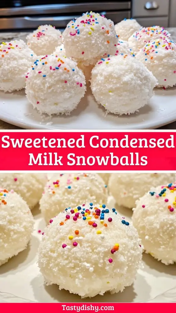 Experience the joy of the holidays with our Delicious Sweetened Condensed Milk Snowballs Recipe! These delightful treats are light, fluffy, and perfectly sweet, making them a crowd favorite. Perfect for any Christmas gathering, they are not only easy to make but also budget-friendly. Treat your family and friends to a festive snack that’s sure to impress! Save this pin and try the recipe today for a magical holiday dessert!