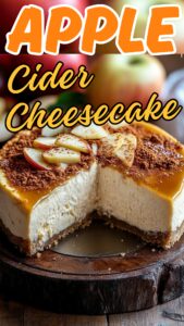 Indulge in the delightful taste of our Apple Cider Cheesecake! This creamy dessert blends rich cheesecake with the warm flavors of apple cider and spices, perfect for fall. It's easy to make and a crowd-pleaser at any gathering. Save this pin for a sweet treat that will impress everyone! Try the recipe today!