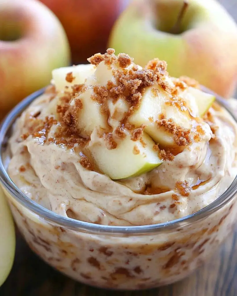 Indulge in this creamy Apple Toffee Dip that's perfect for snacks or parties! Made with sweet caramel and crunchy toffee bits, it's a delightful treat that pairs wonderfully with fresh apple slices. Enjoy a quick, easy, and delicious way to elevate your fruit game. Save this pin and visit our site for the full recipe!