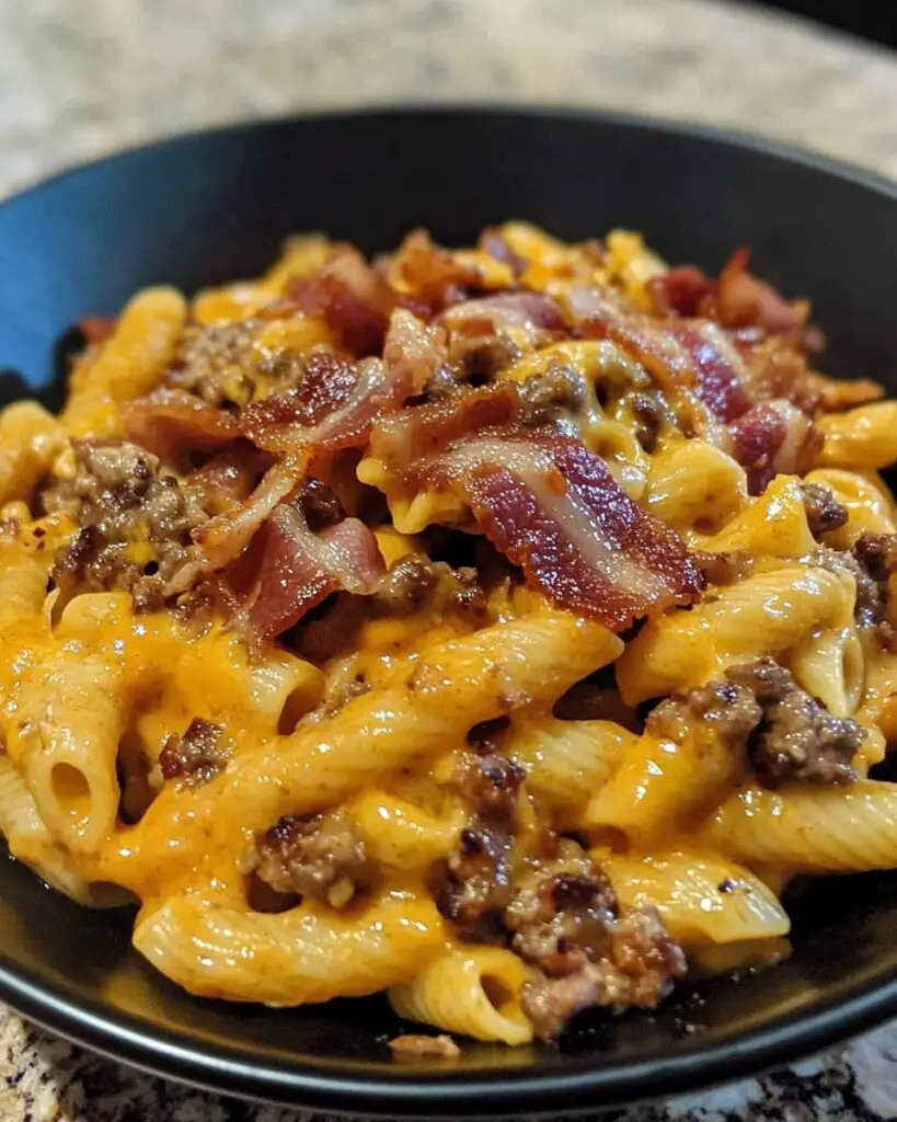 Bacon Cheeseburger Pasta