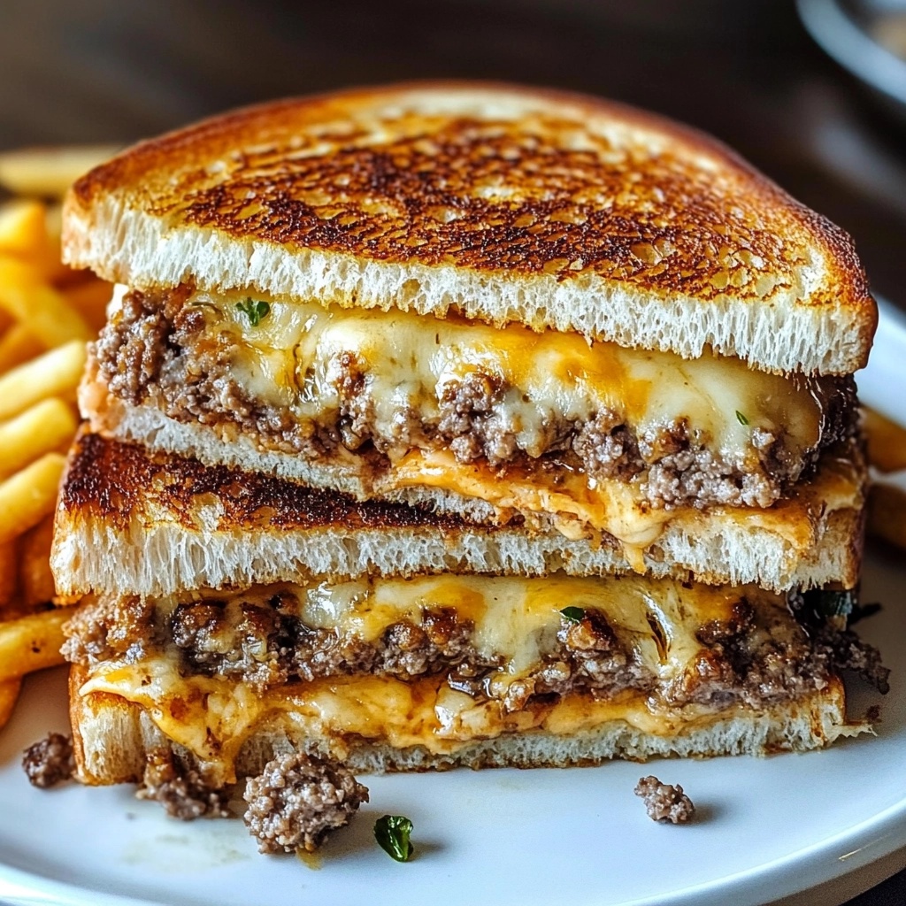 Savor the flavors of comfort food with this Irresistible Classic Patty Melt Recipe! It’s quick to prepare and packed with deliciousness, making it perfect for busy weeknights. Juicy beef, melted cheese, and caramelized onions between buttery toasted bread will have everyone craving more. Don’t miss out on this crowd-pleaser—save this pin and bring the joy of a classic patty melt to your dinner table tonight!