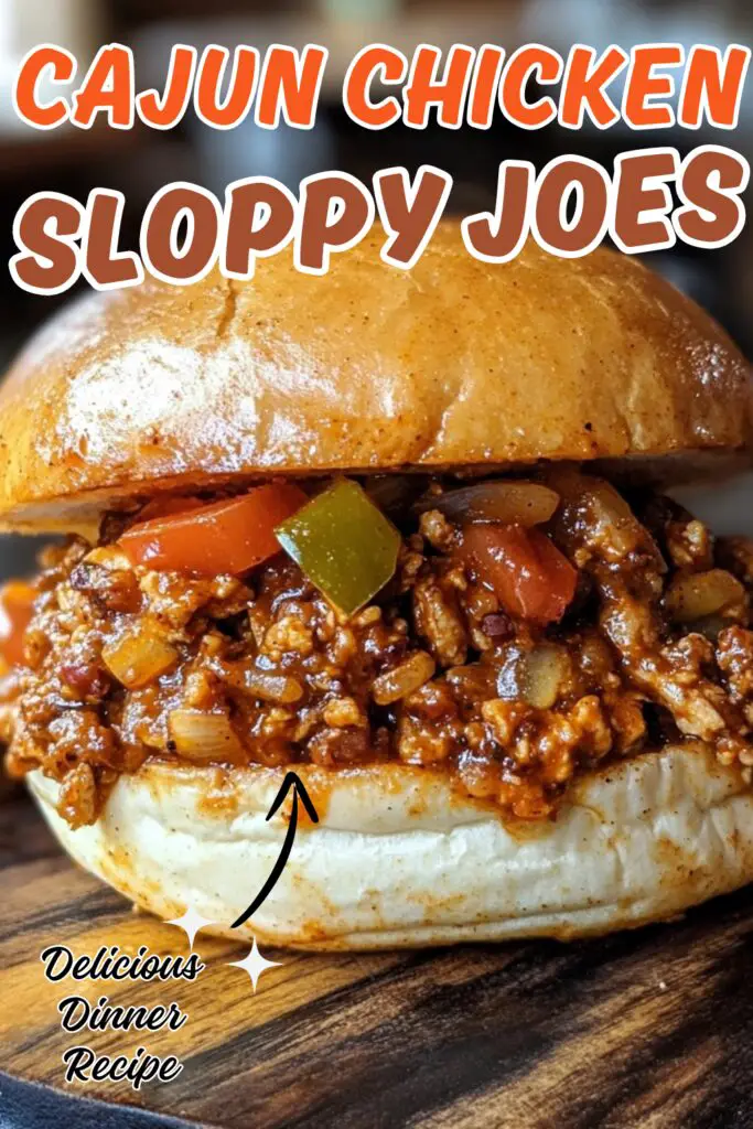 Spice up your dinner with these Delicious Cajun Chicken Sloppy Joes! This quick and easy recipe features tender, flavorful chicken in a zesty Cajun sauce, perfect for busy weeknights. Enjoy a tasty meal that's both satisfying and simple to prepare. Don’t wait—save this pin and try the recipe today for a bold twist on a classic favorite!