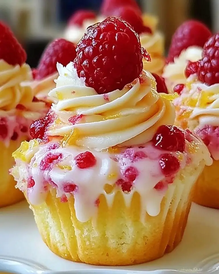 Indulge in these Raspberry Lemon Heaven Cupcakes, a delightful treat that balances sweet and tart flavors. Perfect for any occasion, these cupcakes are moist, flavorful, and topped with a heavenly lemon frosting. Impress your friends and family with this easy-to-follow recipe! Don’t miss out—save this pin and try this delicious dessert today!