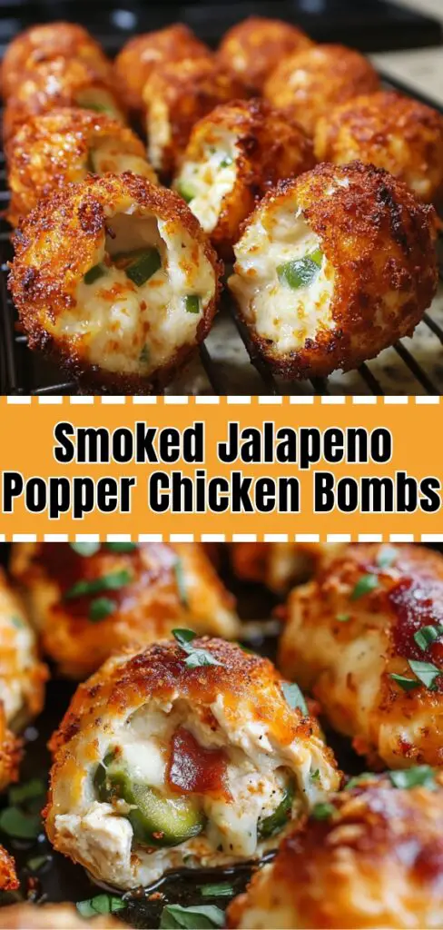 Looking for a quick and delicious dinner idea? Try these Irresistible Smoked Jalapeno Popper Chicken Bombs! Packed with smoky flavor, spicy jalapenos, and creamy cheese, they’re sure to be a hit with the whole family. Perfect for busy moms, this easy recipe will save you time in the kitchen without sacrificing taste. Ready to impress your loved ones? Save this pin and make these mouthwatering chicken bombs tonight!