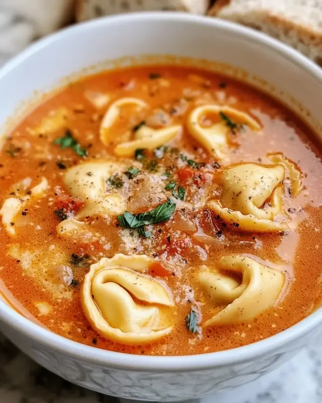 Warm up with this delicious Tomato Tortellini Soup! Packed with flavor, this comforting dish is full of tender tortellini and rich tomato goodness. Perfect for a quick weeknight meal or a cozy weekend lunch, it’s easy to make and sure to satisfy. Try it today and share the love by saving this pin for your next cooking adventure! 🍅✨