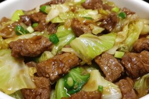 Enjoy a hearty and flavorful Beef Cabbage dish that’s perfect for dinner! This easy recipe combines tender beef with fresh cabbage and spices for a delicious meal. Great for meal prep or a cozy family night! Try it today!