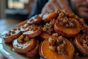 Enjoy the warm flavors of Cinnamon Maple Roasted Sweet Potatoes! This easy recipe features tender, caramelized sweet potatoes coated in a sweet maple sauce with a hint of cinnamon. Perfect as a side dish for Thanksgiving or a cozy dinner at home. Healthy and delicious, it’s a tasty way to enjoy your veggies!